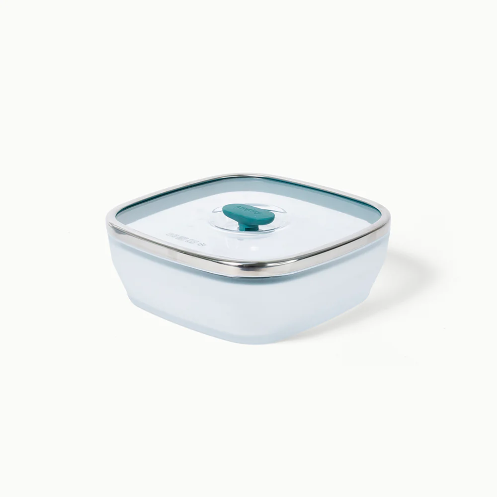10-Cup Glass Square Shallow Dish