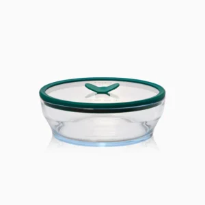 7-Cup Glass Round Shallow Dish