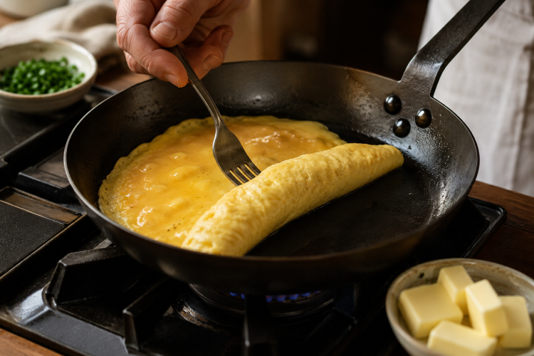 Carbon Steel French Omelette