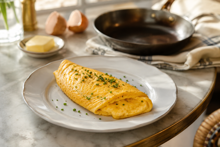 Carbon Steel French Omelette