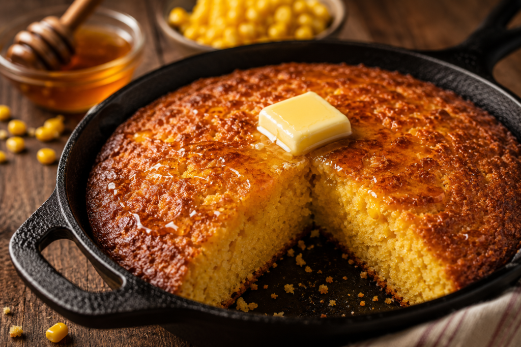 Cast Iron Skillet Cornbread