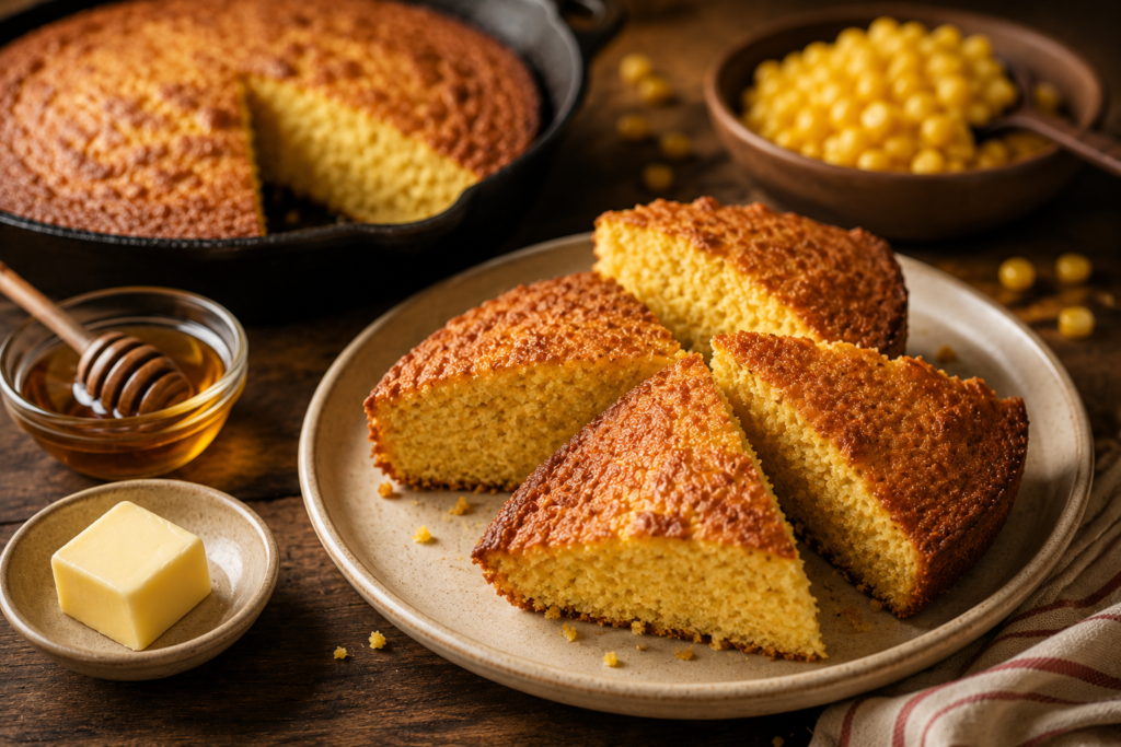 Cast Iron Skillet Cornbread