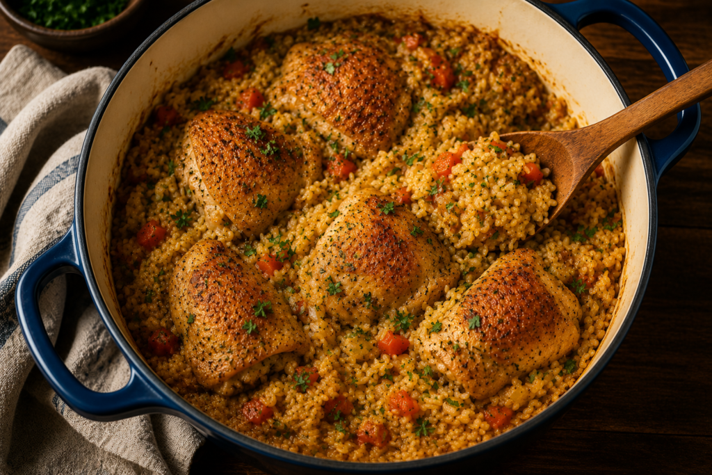 Dutch Oven Chicken and Rice