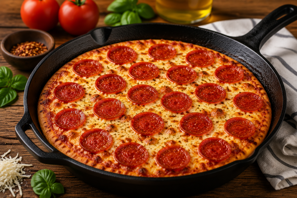 Cast Iron Skillet Pizza