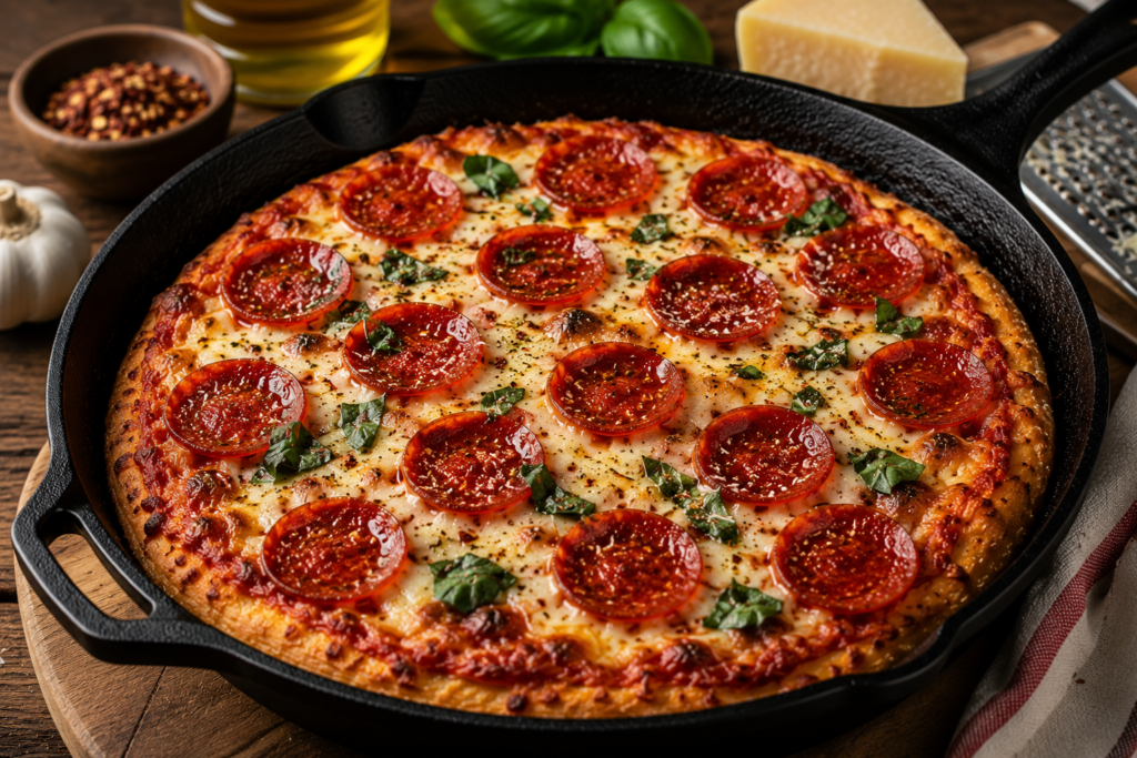 Cast Iron Skillet Pizza